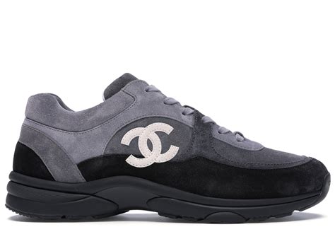 chanel sneakers grey|chanel sneakers black and grey.